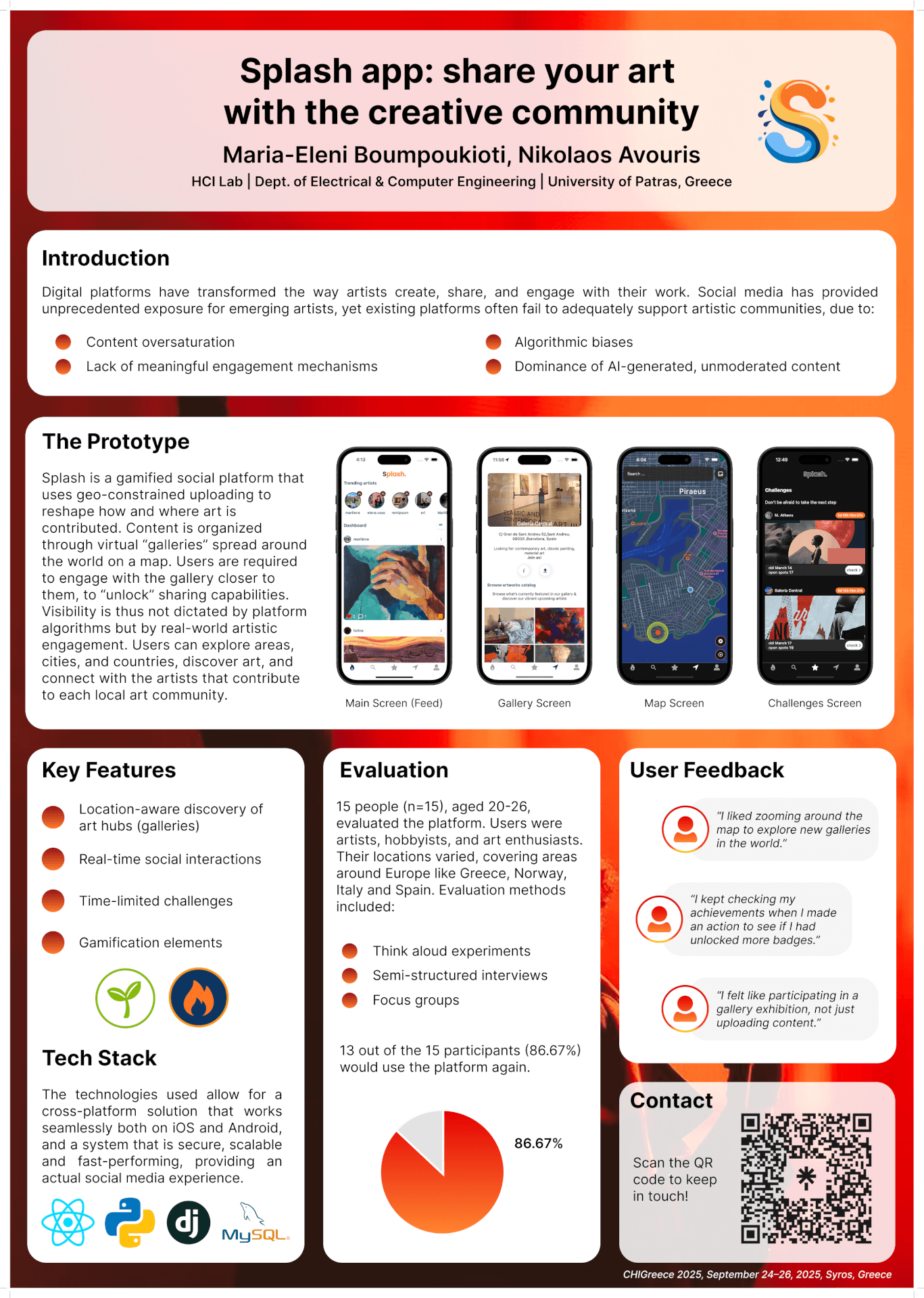 Splash App: Share your art with the creative community
