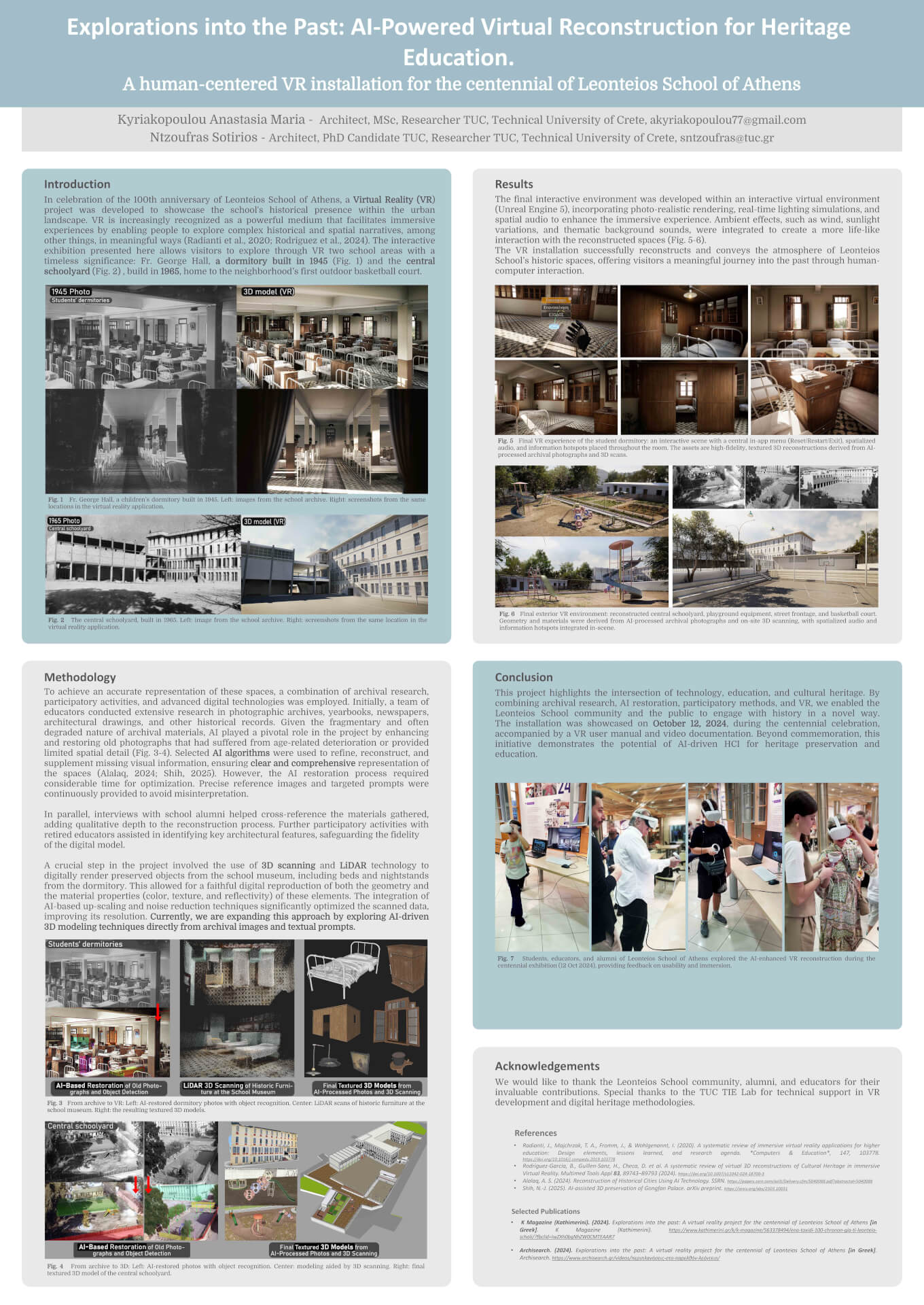 Explorations into the Past, AI-Powered Virtual Reconstruction for Heritage Education